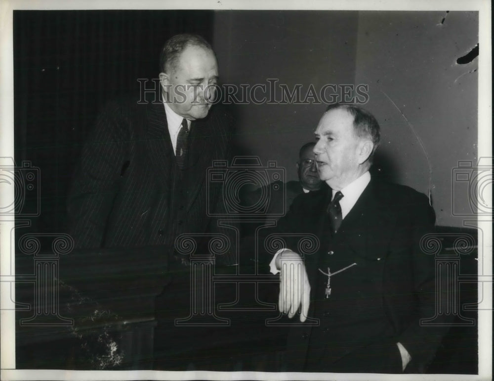 1934 Secretary Dan Roper appears before Aviation Commission in DC - Historic Images