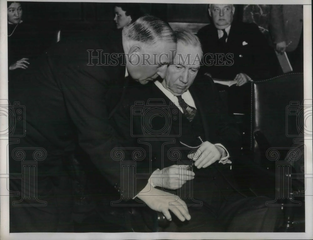 1938 Press Photo Small Business group attempts to find recession solutions-Historic Images