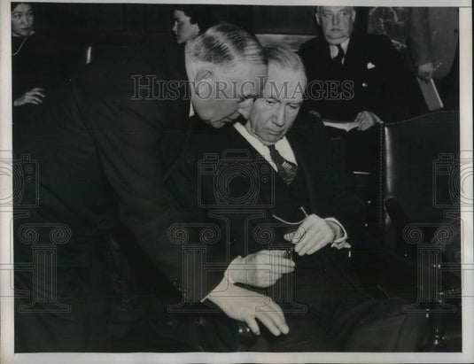 1938 Press Photo Small Business group attempts to find recession solutions-Historic Images