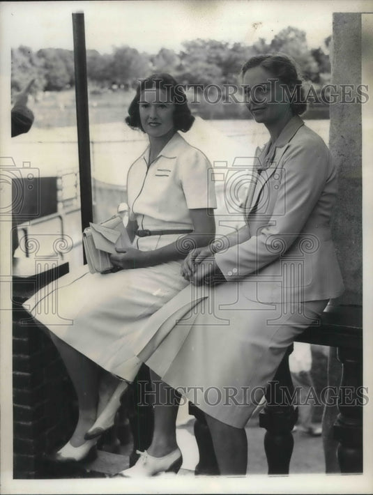 1938 National Doubles Tennis Champs Sarah Fabyan & Alice Marble-Historic Images