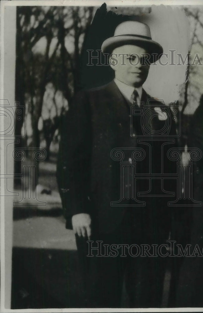 1931 Press Photo W R Bellamy Businessman Great Depression Era - nec06317 - Historic Images