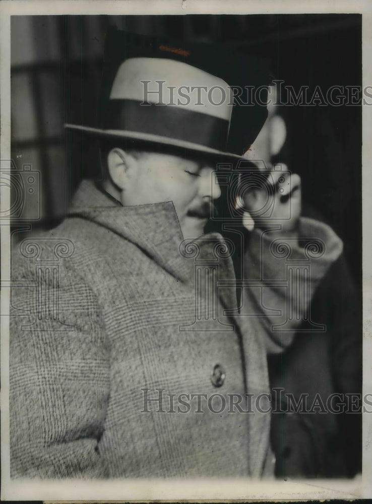 1932 Press Photo Columbo Borris Alias Joannis Borie Said By Government Agents - Historic Images