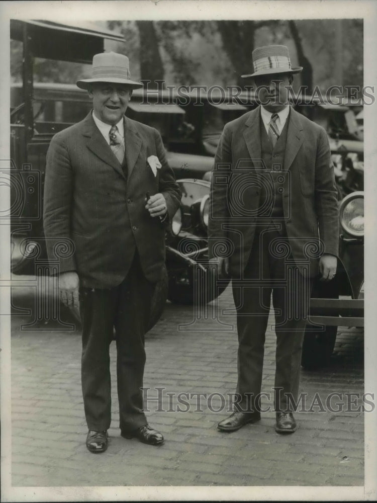 1927 Superintendent of Police Michael Crowley & Nephew Paul Crowley - Historic Images