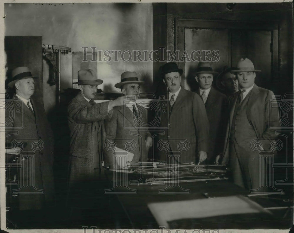 1929 JJ Fournier,Dr Chamberlain,Gen Gilchrist,Pearce,Comm Walton - Historic Images