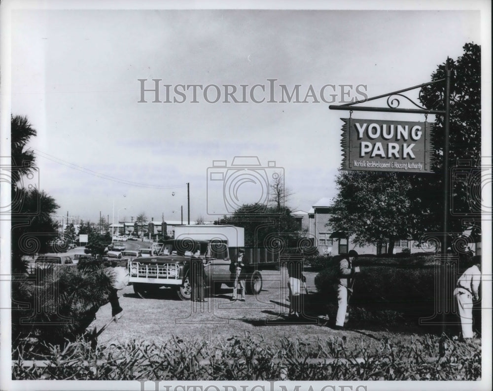 1959 Press Photo Young Park Norfolk Redevelopment &amp; Housing Authority - Historic Images