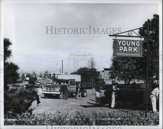 1959 Press Photo Young Park Norfolk Redevelopment & Housing Authority - Historic Images