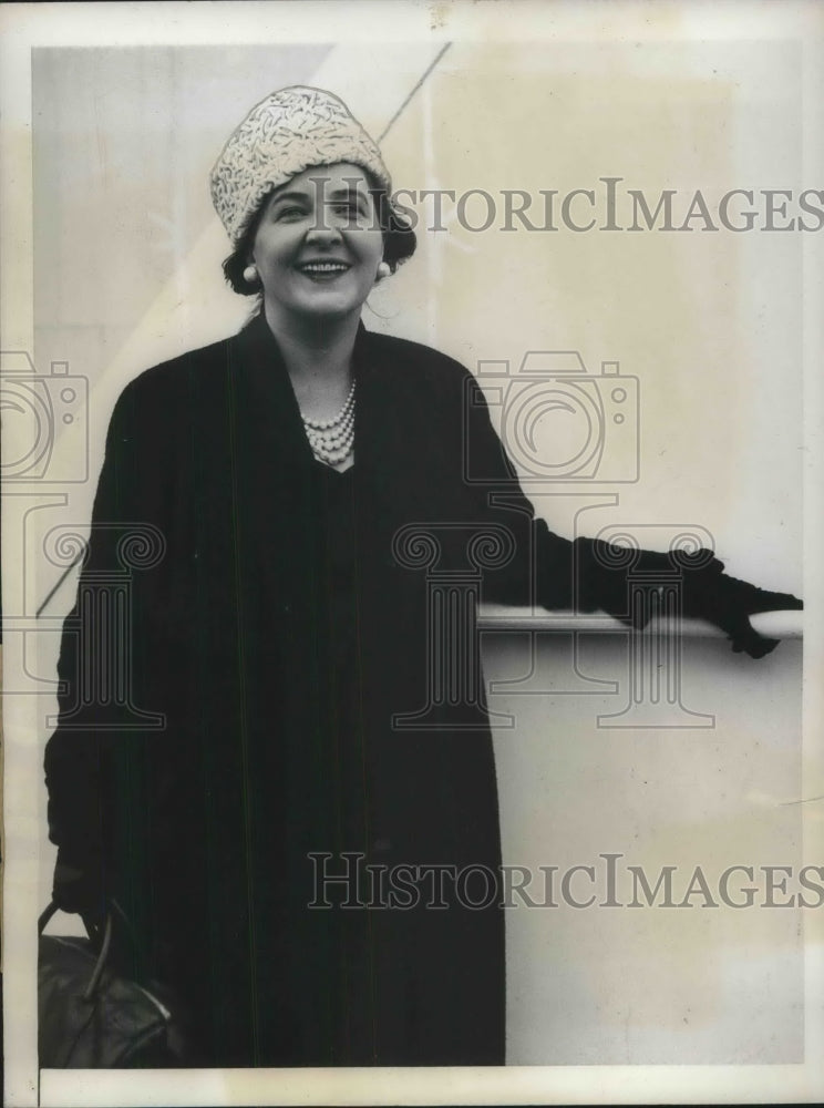 1934 Ganna Walaska Mrs H McCormick - Historic Images