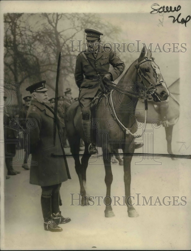 1922 Press Photo Sir Victor MacKenzie &amp; the Duke of Connaight - nec06590 - Historic Images