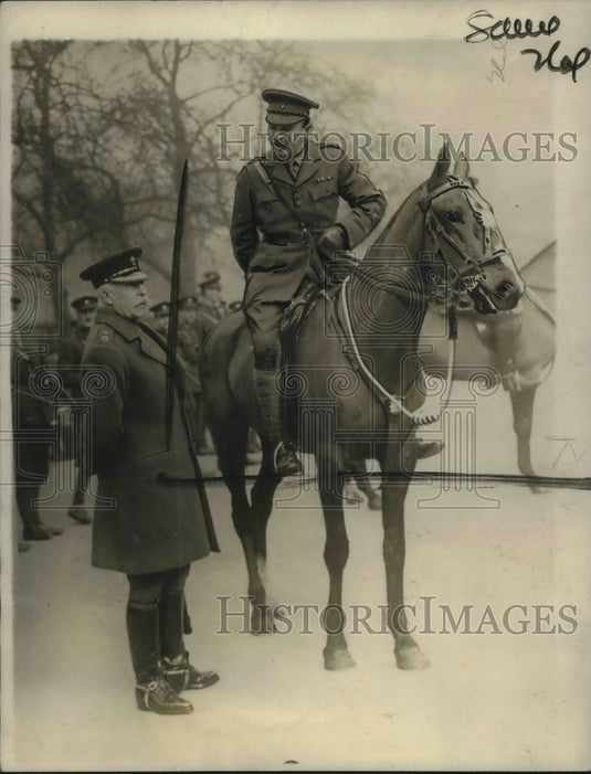 1922 Press Photo Sir Victor MacKenzie & the Duke of Connaight - nec06590 - Historic Images