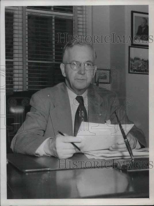 1954 Press Photo Wesley A D'Ewart Senate Candidate from Montana - Historic Images