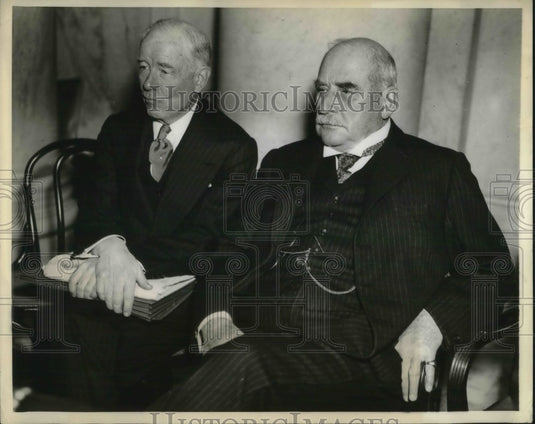 1936 John Pierpont Morgan & Thomas Lamont Questioned-Historic Images