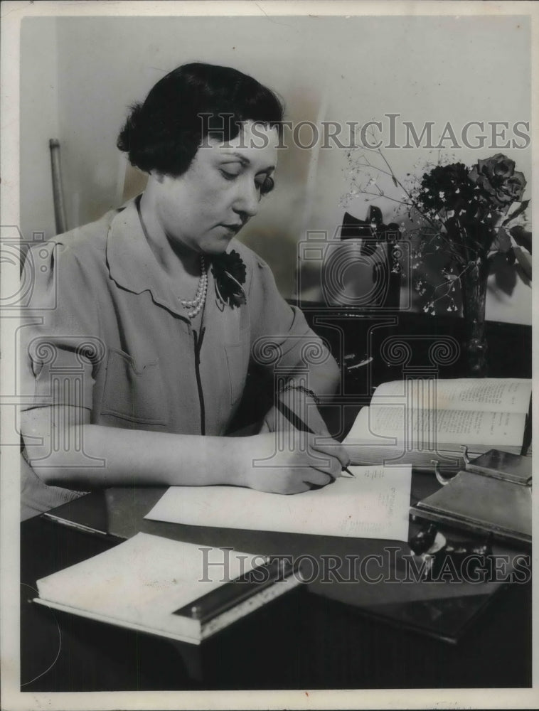 1938 Press Photo Evelyn Cohen, Carnegie - Historic Images