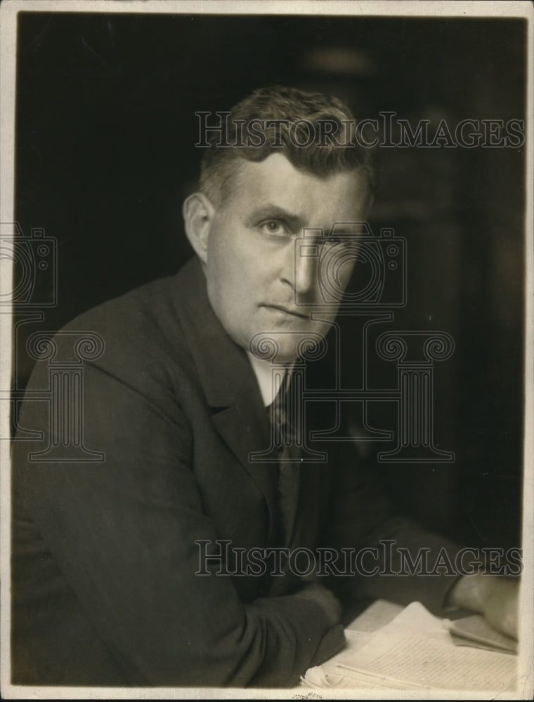 1918 Press Photo William Bullock, Director, Bureau of City Inquiry-Historic Images