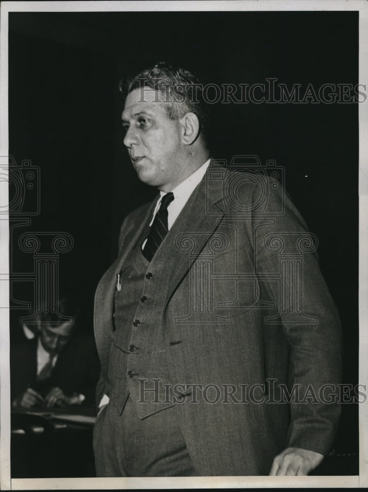 1934 Press Photo William G. McDermott, Chairman, The Fore River Plant - Historic Images