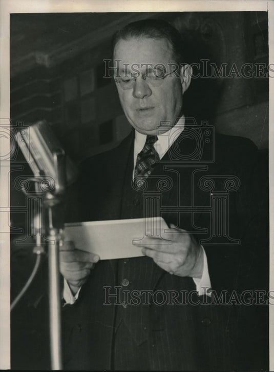1938 Press Photo Merle H Potter, head of Chicago Nut Kitchen chain - Historic Images