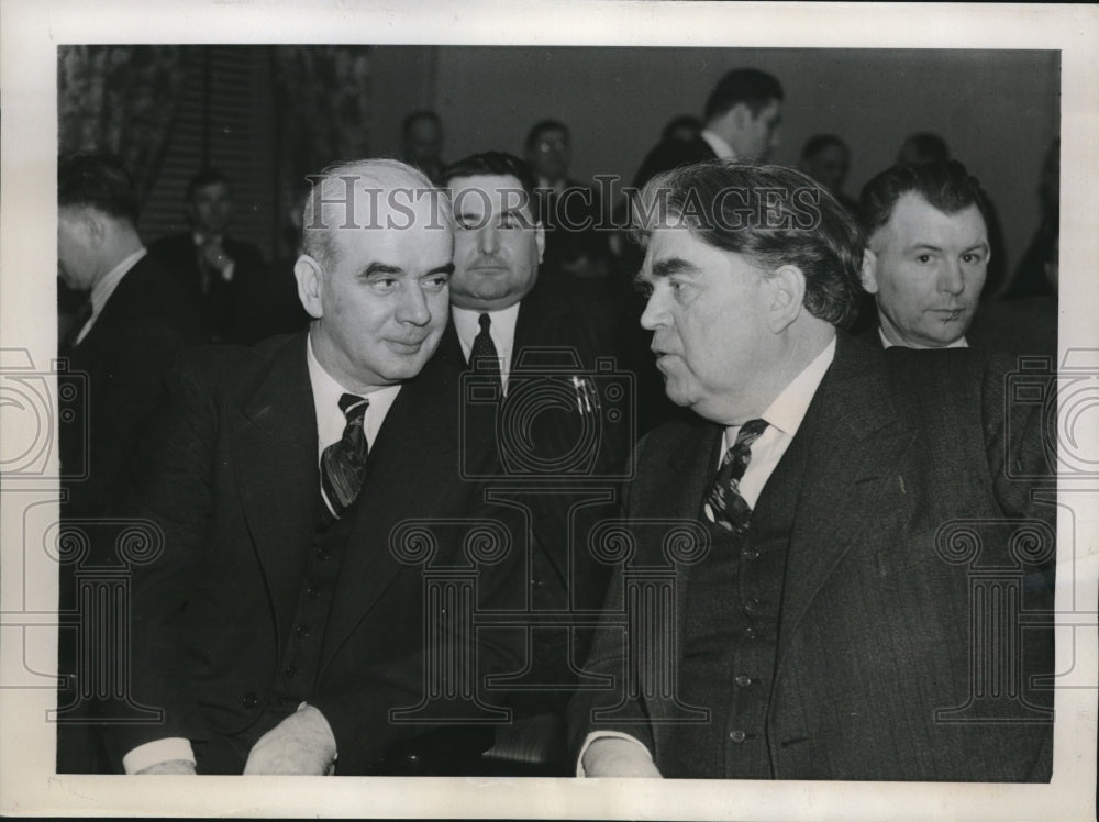 1939 Philip Murray, John L. Lewis CIO leader - Historic Images