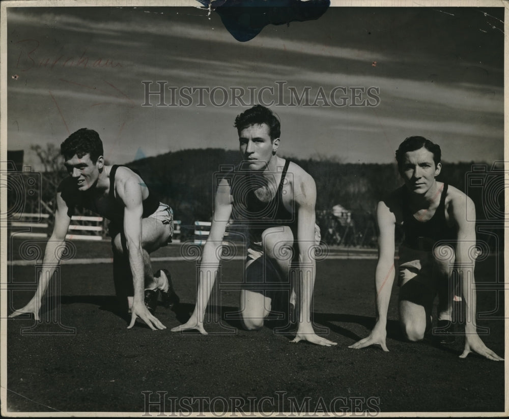 Press Photo Burnham Track and Field-Historic Images