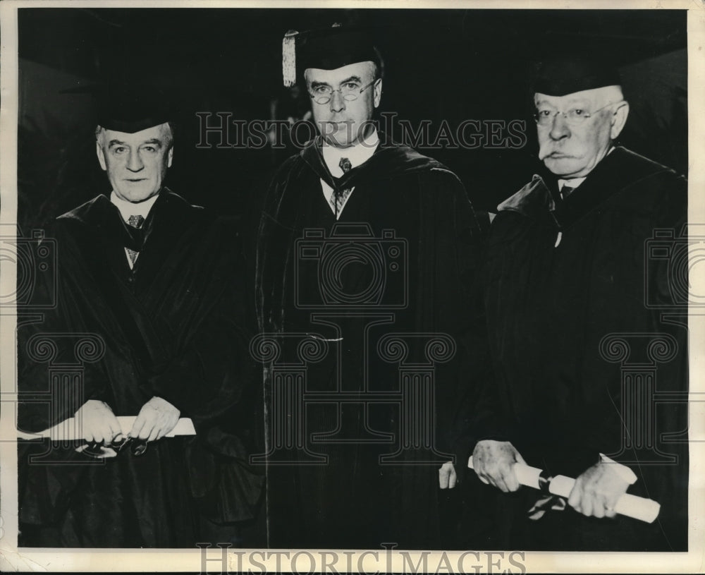 1931 Dwight W. Morrow, Late Senator of New Jersey receives Honorary - Historic Images