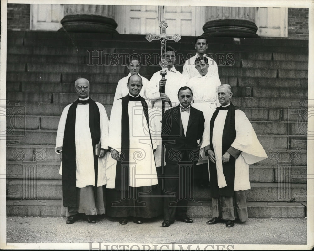 1931 Press Photo Reverends Cranston Brenton &amp; Floyd Van Keuren &amp; Sherman Richard-Historic Images