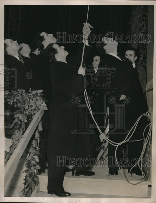 1939 Press Photo Constantine Oumansky,Vasily Bourgman & Grover Whalen-Historic Images