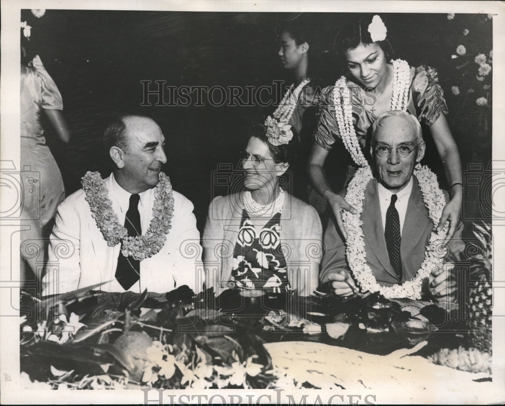 1939 Press Photo Cong George Segar of New Jersey at a Honoring Feast - nec08296 - Historic Images