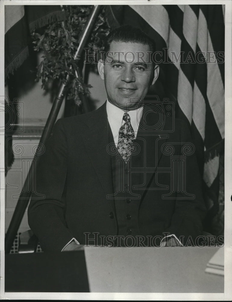 1933 Press Photo Milton Solomon Reg Democratic Candidate for Pres Board Alderman-Historic Images