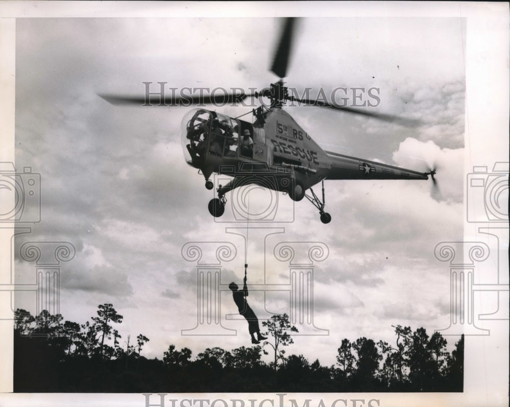 1948 Press Photo Air Rescue Service Training for air Rescue - nec08552 - Historic Images