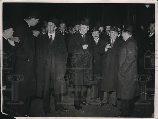 1939 Press Photo Lord Halifax, George Bonnet, Chamberlain, Premier Daladier - Historic Images