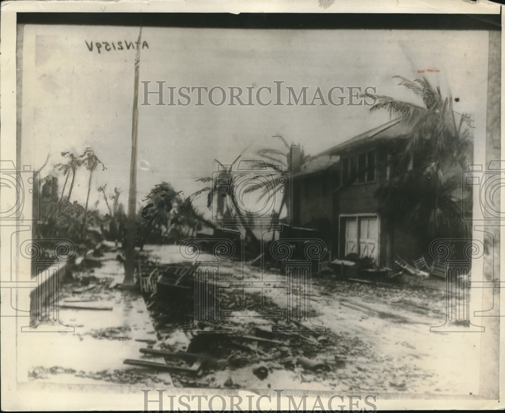 1928 Press Photo Hurricane - nec08834-Historic Images