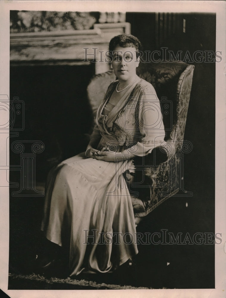 1923 Press Photo Henry P Davidson Widow of Late Financier - Historic Images