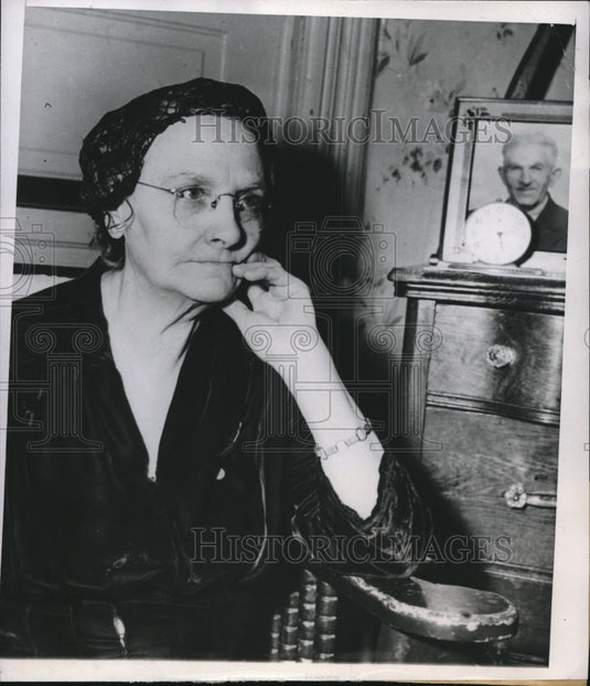 1947 Press Photo Louise Parker 16th Wife Of James Williams - Historic Images