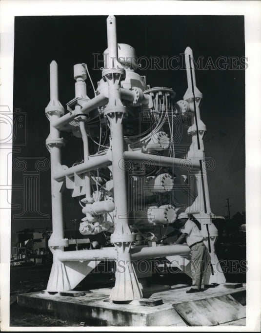 1968 Armco Steel Corps Oil Well Blow Out Preventor Stack - Historic Images