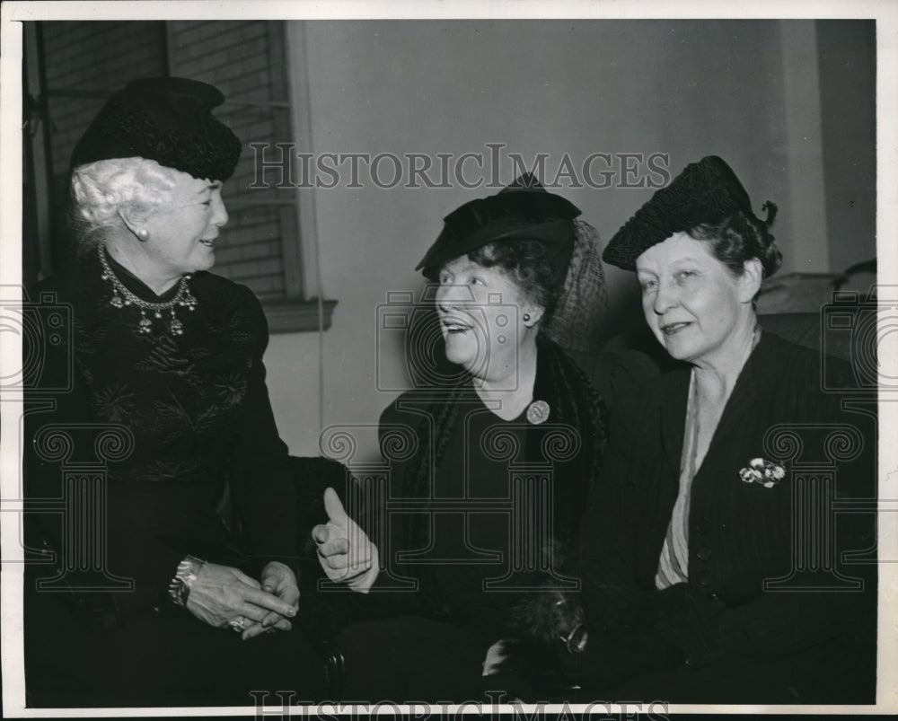 1940 Press Photo Mrs Ralph Harris National Committee Woman & Mrs Paul Fitzsimmon - Historic Images