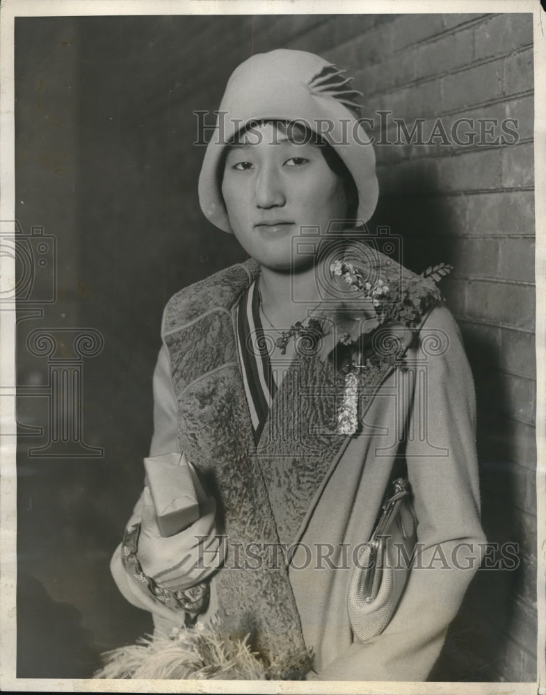 1928 Press Photo Seisu Matsudaira Daughter Of Japanese Ambassador-Historic Images