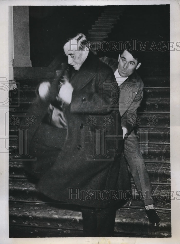 1933 Press Photo Arthur Henderson President of Disarmament Conference Geneva-Historic Images