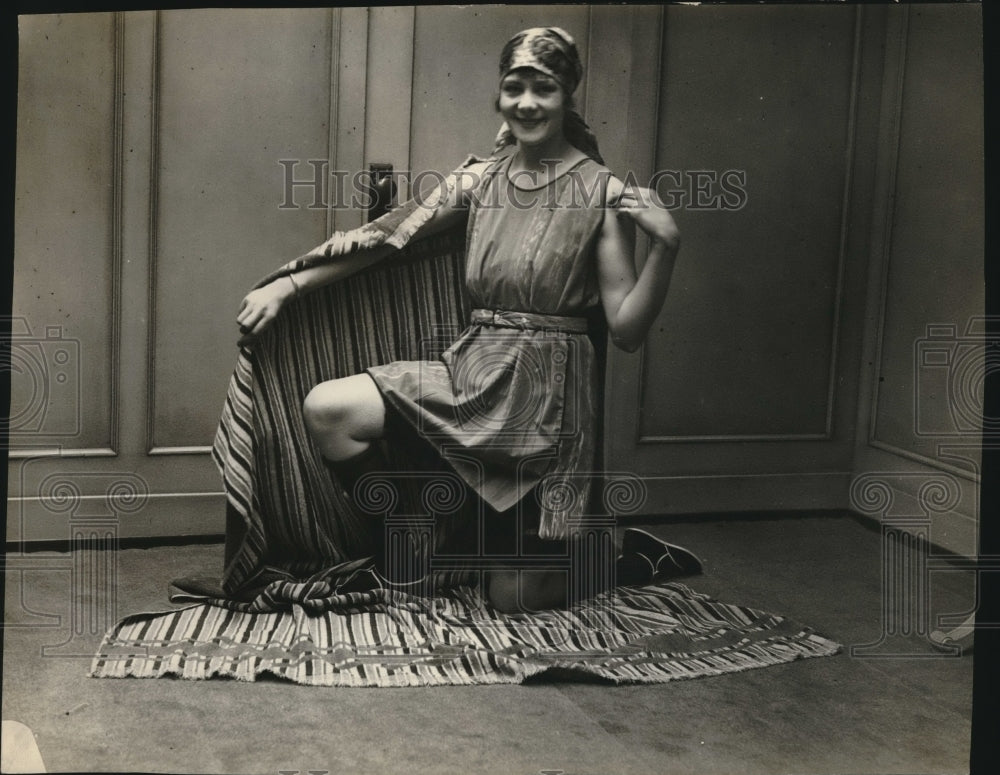 1923 Press Photo Lyla M Sheffield Swimmer-Historic Images