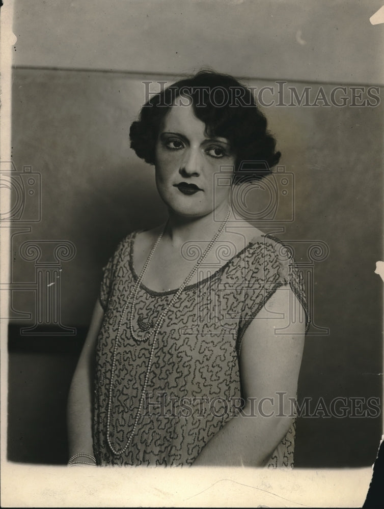 1925 Press Photo Virginia Johnson Soprano Prima Donna on Stage-Historic Images
