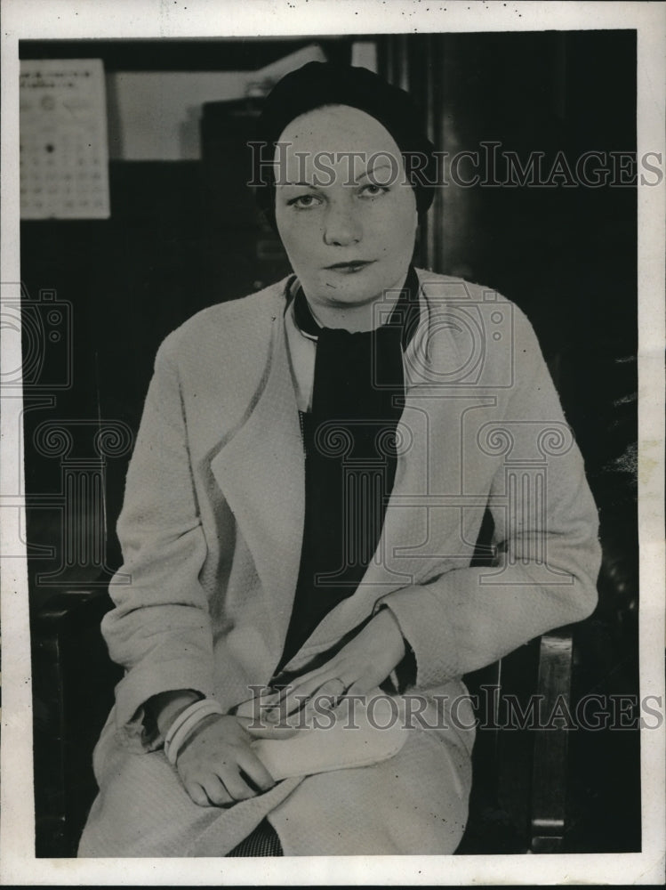 1932 Press Photo Lois Wade Student in Court with Man Who Tried to Kill Her - Historic Images