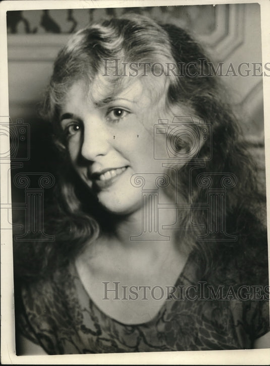 1925 Press Photo Ppearl McFadden Badly dyed hair-Historic Images