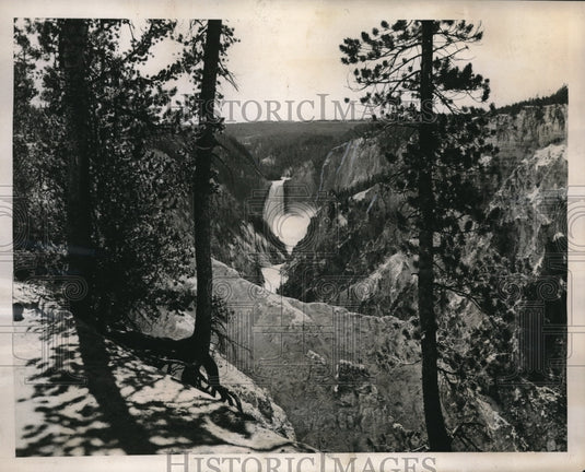 1939 Yellowstone River Gorge - Historic Images