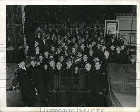 1931 Press Photo Australian Soldiers Arrive At Pennsylvania Station - nec10217 - Historic Images