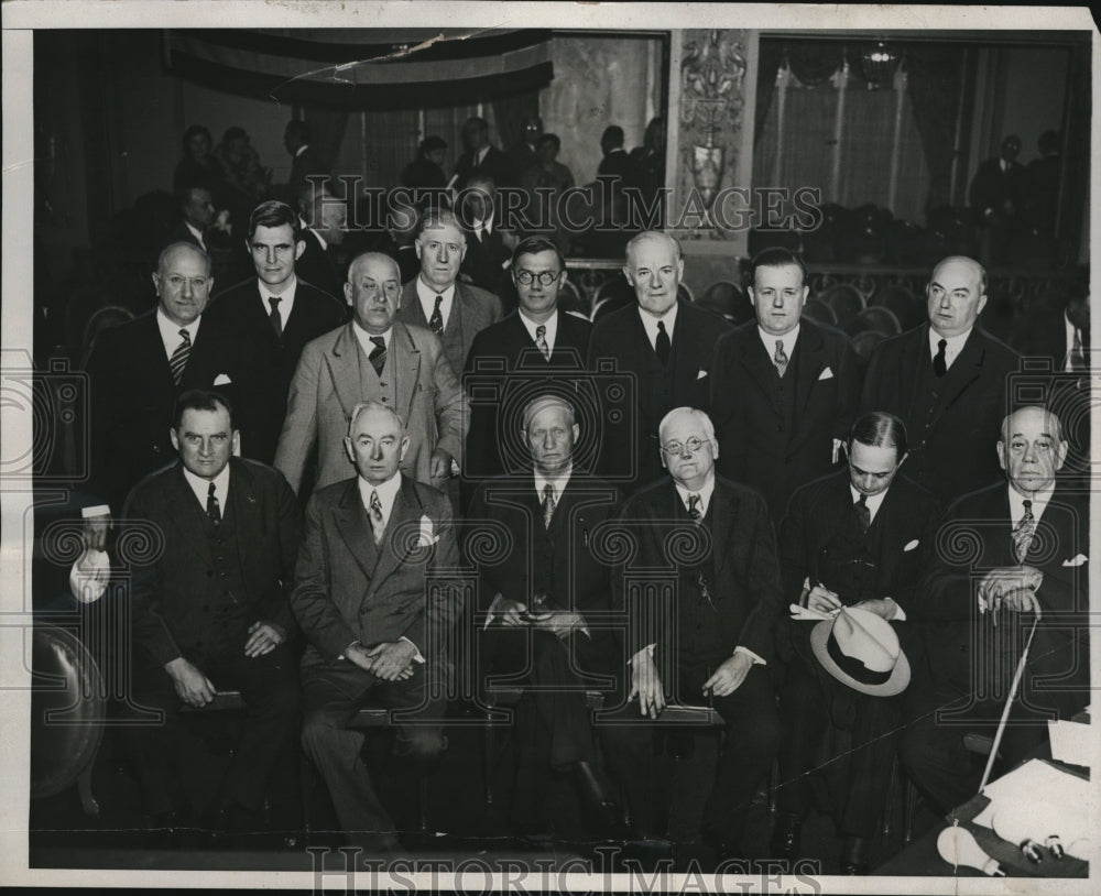 1933 Press Photo Group of Governors attend Relief Conference in Washington, D.C.-Historic Images