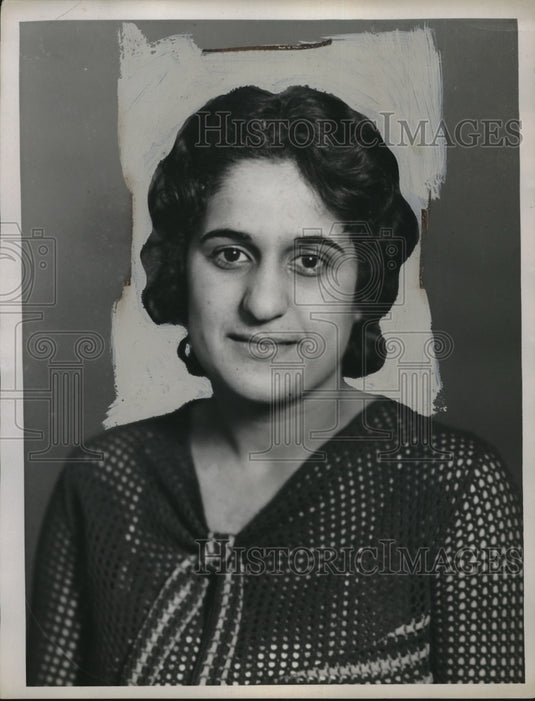 1934 Press Photo Grace Gaddad - nec10900 - Historic Images