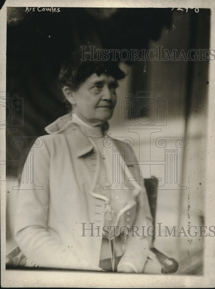 1918 Press Photo Candidate for Daughters of American Revolution Mrs. Cowles - Historic Images