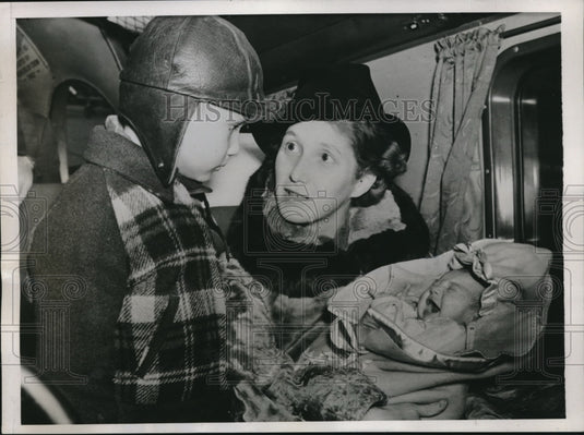 1938 Press Photo Charles Bangs Brother of William Bangs 1st Airplane Trip - Historic Images