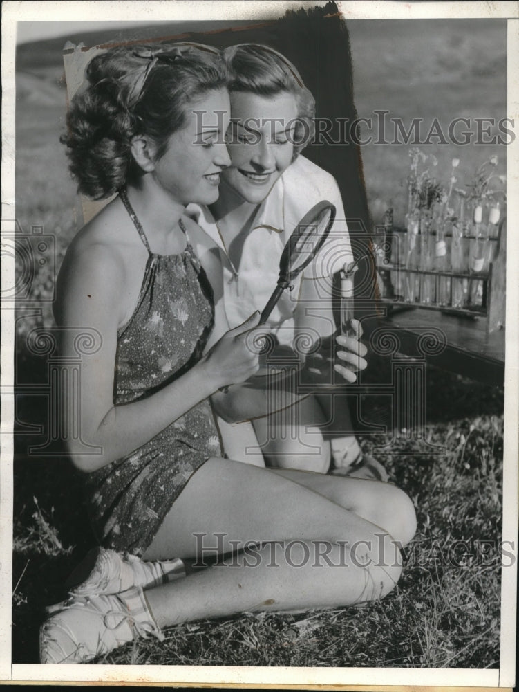 1935 Press Photo Students of Santa Maria HS stage first series of Field Trips - Historic Images