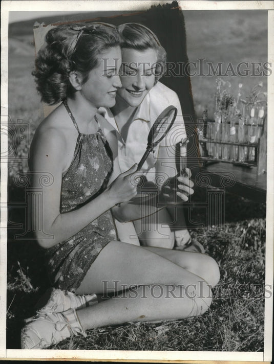 1935 Press Photo Students of Santa Maria HS stage first series of Field Trips - Historic Images