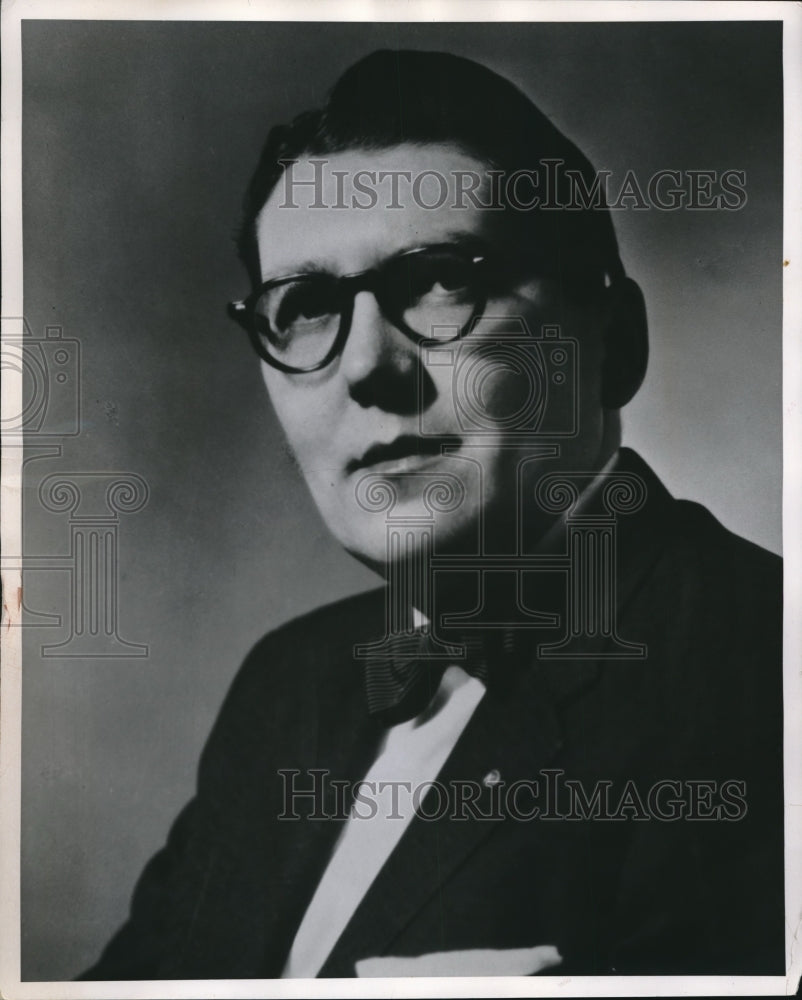 1962 Press Photo Albert G. Watson, Rep. for National Assoc. Mental Health - Historic Images