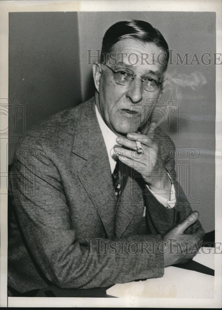 1939 Press Photo Senator Josiah w. Bailey Chairman senate Commerce Committee - Historic Images