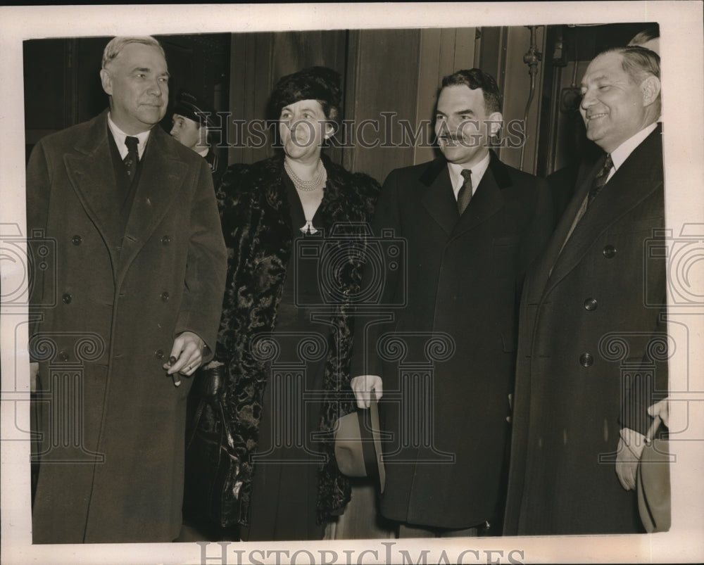 1939 Press Photo William Murray Thomas Dewey Russe Sprague Republicans - Historic Images